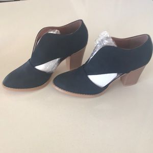 Jolimall black ankle heels